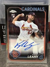 Kyle Leahy 2024 Topps Chrome Topps RA-KL Rookie Autograph