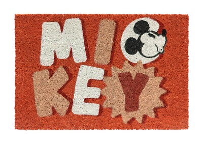 Fußmatte Disney Mickey Mouse Markenfußmatte Kokosfasern Doormat 60x40 cm