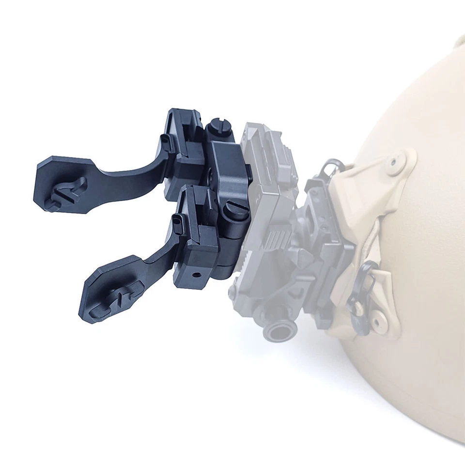 Dual PVS14 Night Vision Bridge NVG J-arm Helmet Installation for Binocular Metal - Image 4 of 4