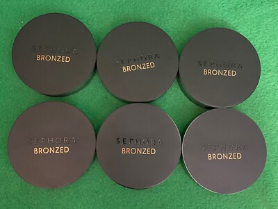 Lot of 6 Sephora Bronzed Matte Bronzer #03 Santorini Full Size 9.65g.