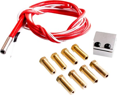 V6 Print Pack for RepRap 3D Printer 1.75/3mm Filament Metal Hotend Volcano 3950