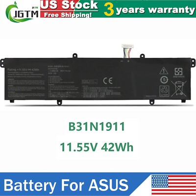 B31N1911 Batterie de Rechange pour Vivo Book Flip 14 TM420IA M413