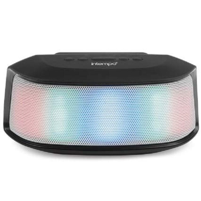 intempo colour changing led disco speaker