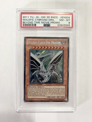 yugioh malefic deck 2011 PSA 9 Malefic Rainbow Dragon // 2011 Yugioh 3D BNDS Movie promo