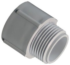 Cantex, Inc. 5140103, 1/2"", PVC, Male, Conduit Terminal Adapter , 1 pc