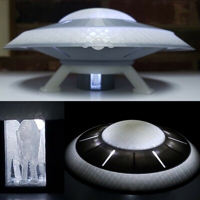 その他 ufo UFO 1BII-LARGE(w/Lights)inspired by Earth vs the Flying Saucers