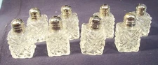 4 Sets Wallace American Tradition Formal Dinner Deluxe SALT and PEPPER SHAKERS