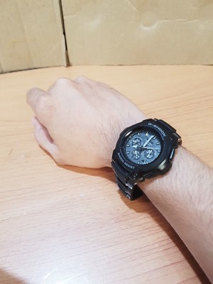 Premium G-Shock Chrono Analog MRG MTG 1200B Solar Stealth Black