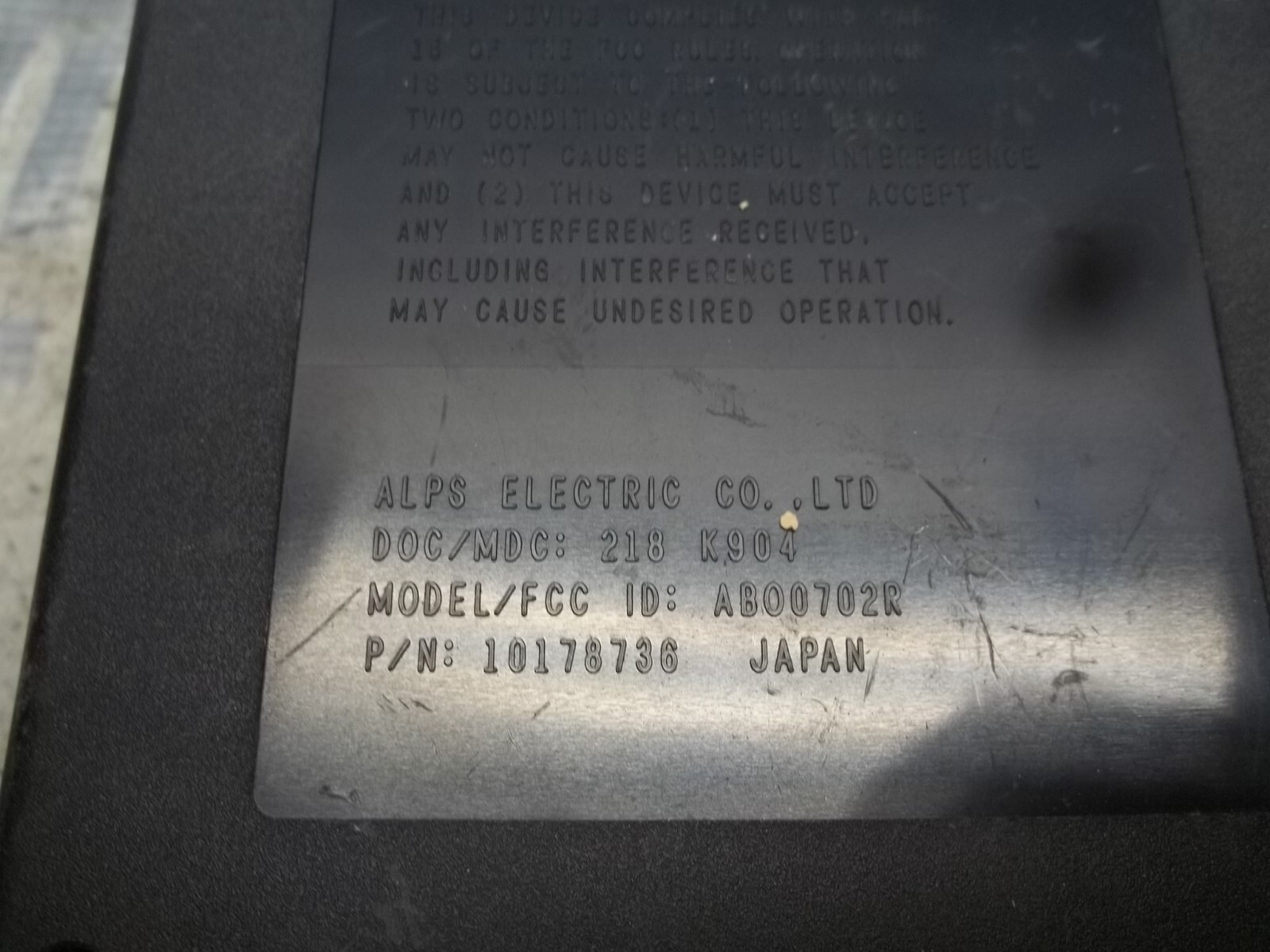 1993-1994 CADILLAC FLEETWOOD BROUGHAM OEM REMOTE KEYLESS ENTRY  