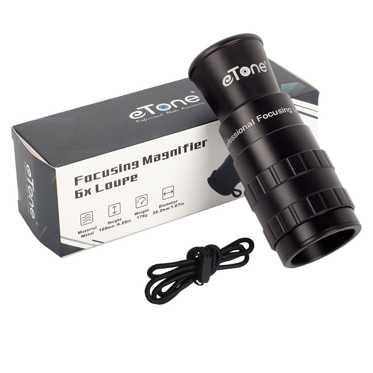 6X フォーカス拡大鏡 非球focusing loupe 6x Foucsing Loupe Lupe Toyo Linhof Tachihara Ebony 4x5 8x10 Large