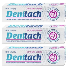 Denttach Denture Adhesive Thermoplastic Denture Adhesive Cushion and Reliner ...