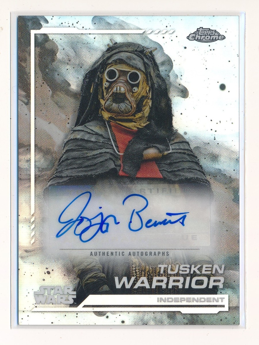 JOANNA BENNETT 2024 TOPPS CHROME STAR WARS AUTOGRAPH #AUJO AUTO