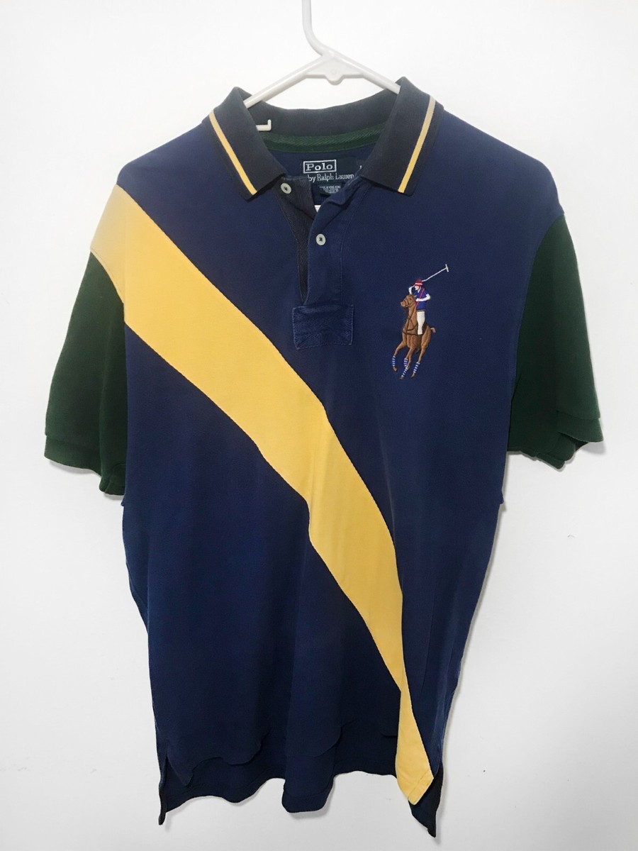 【美品】Ralph ラルフローレン ストーン　ポロ M ビッグポニー　ネイビー ラルフローレン（RALPH LAUREN） ビッグポニー ポロシャツ 323