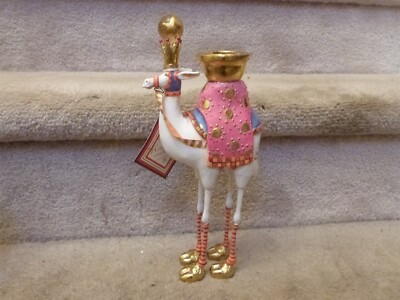 Dept 56 Krinkles Patience Brewster Camel Candle Holder Taper Nativity 10 3/4''