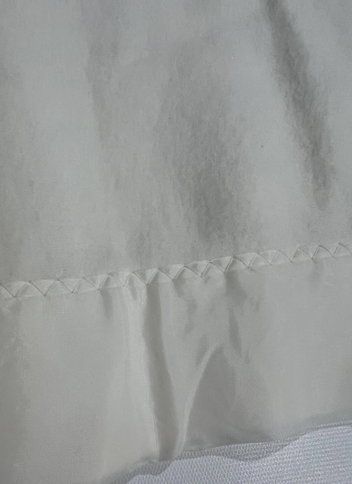 СУПЕРМЯГКОЕ 100% акриловое белое детское одеяло цвета слоновой кости для мальчиков или девочек 50,5 x 37 дюймов - Изображение 3 из 4