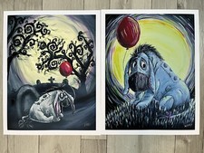 Disney Winnie The Pooh Dark Eeyore Tim Burton Van Gogh estilo impresiones paquete