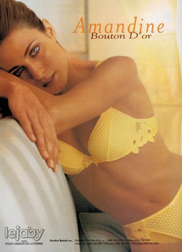 1999 Sujetador Panty Lencería Revista Francesa Impreso anuncio | eBay