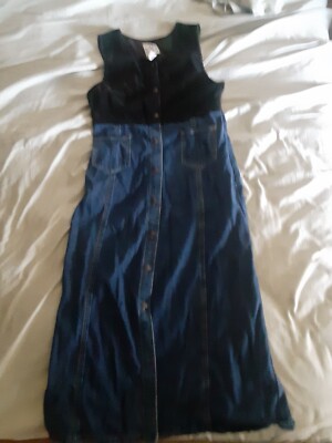 Vintage Studio 25 Western Prairie Style Denim Button Up Midi Dress L | eBay Vintage Studio 25 Western Prairie Style Denim Button Up Midi Dress L | eBay