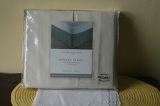 CHARTER CLUB DAMASK STRIPE 100 PIMA COTTON SKIRT NATURAL UNDYED,UNBLEACHED