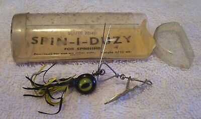 11124 VINTAGE SOUTH BEND SPIN I DUZY LURE IN TUBE 