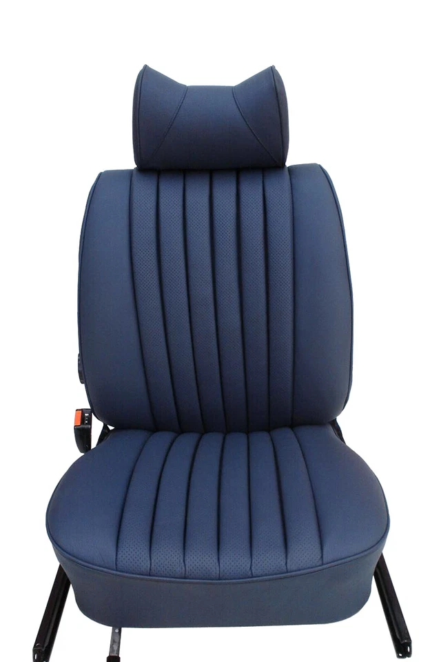 Fundas de asiento de cuero Mercedes Benz R107 MB 280SL, 350SL, 450SL 1971-1979 Foto 2 de 4