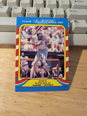 1987 Fleer Limited Edition #42 DAVE WINFIELD New York Yankees Baseball  Card.(NM) | eBay