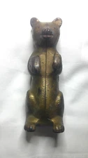 Antique AC Williams Original "Begging Bear" Cast Iron Standing Still Coin Bank