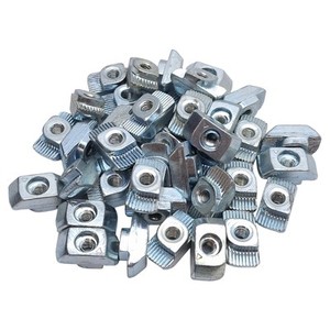 Lot of 40 80/20 13123 Standard Drop-In T-Nut, 45 Series, M4x0.7, Steel