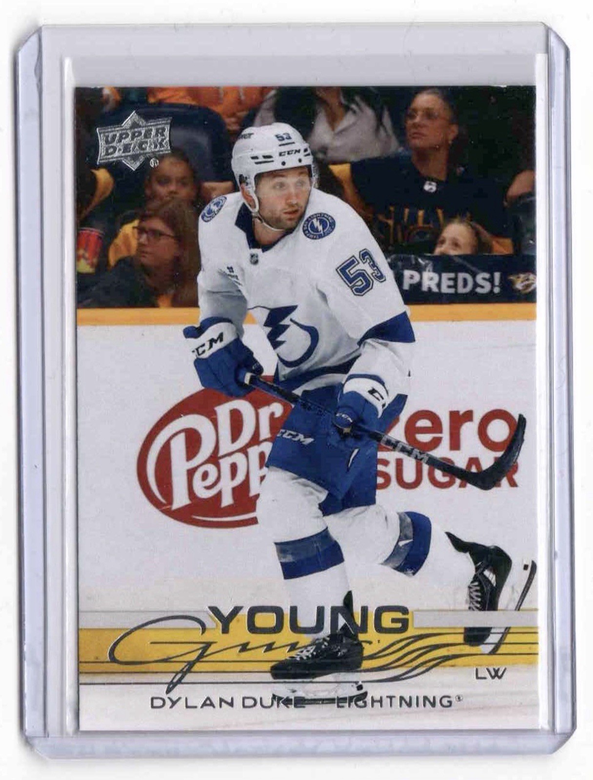 2025-26 Upper Deck Series 1 Dylan Duke Young Guns RC #249 Tampa Bay Lightning