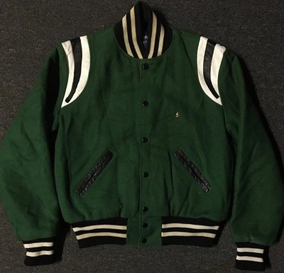 Vtg 80s Faded Varsity Letterman Jacket M USA School Football