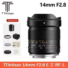 TTArtisan 14mm F2.8 ASPH Full Frame Ultra-Wide-Angle Lens For E /Z /RF /L Mount
