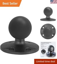 Reinforced 38mm Ball to AMPS Adapter for Cars and Professional Use - Low Profile