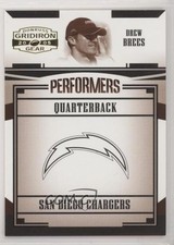 2005 Donruss Gridiron Gear Performers 415/500 Drew Brees #P-15 1u6