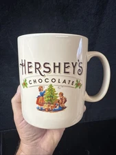Hershey's Chocolate Christmas Oversize Jumbo Coffee Mug Cup 32 oz Hot Cocoa