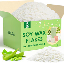 Soy Wax Flakes, Natural Candle Wax, Organic Soy Wax for Candle Making from Farm,