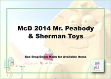 McDonald's 2014 Mr. Peabody Sherman Movie Collectible Toys-Pick