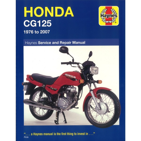 Honda Motorrad CG125 (1976-2007) Workshop Manual Haynes-image