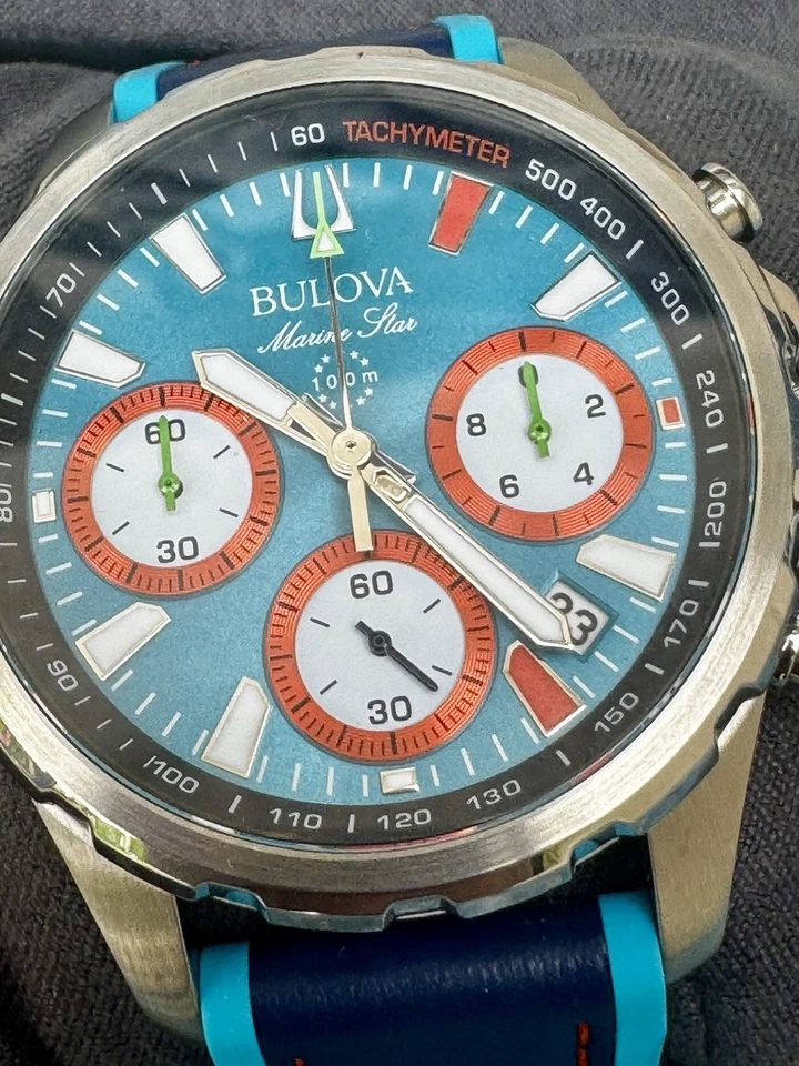 Bulova E1 Team Miami Men's Electric Boat Racing Marine Star B 96B460 - Image 3 of 4