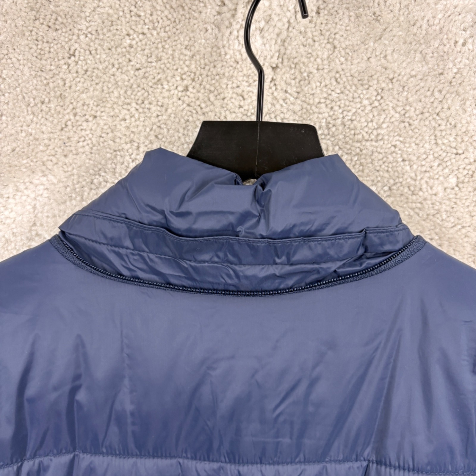 Swiss+Tech Puffer Coat Womens Size XL Blue Full Zip Pockets Quilted Parka image 8