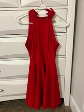 red dress, homecoming, prom, formal juniors/girls size 1/2