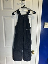 Arctic Kids Snow Pants Black Size 5T Overalls with Adjustable Straps