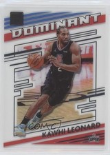 2020-21 Panini Clearly Donruss Clearly Dominant Kawhi Leonard #9 gb9