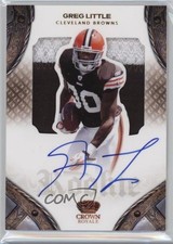 2011 Panini Crown Royale Rookie Silhouette Signatures /299 Greg Little Auto 0r3