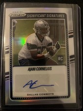 2025 Panini Prizm - Significant Signatures Dallas Cowboys Ajani Cornelius Rookie