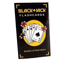 Blackjack Basic Strategy Flashcards Beginner Casino Game Learning Cards NEW