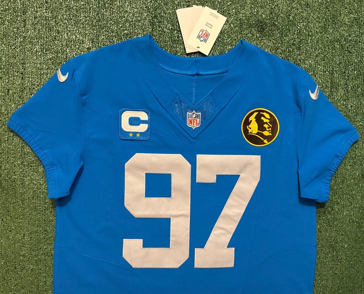 Aidan Hutchinson Detroit Lions Thanksgiving Nike Vapor Fuse Elite