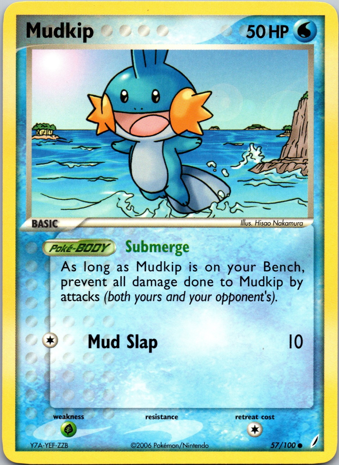 Mudkip 57/100 Crystal Guardians Pokemon TCG NM