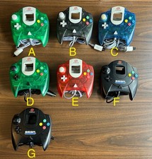 AUTHENTIC Sega Dreamcast controllers- red, blue, green, black, sports edition