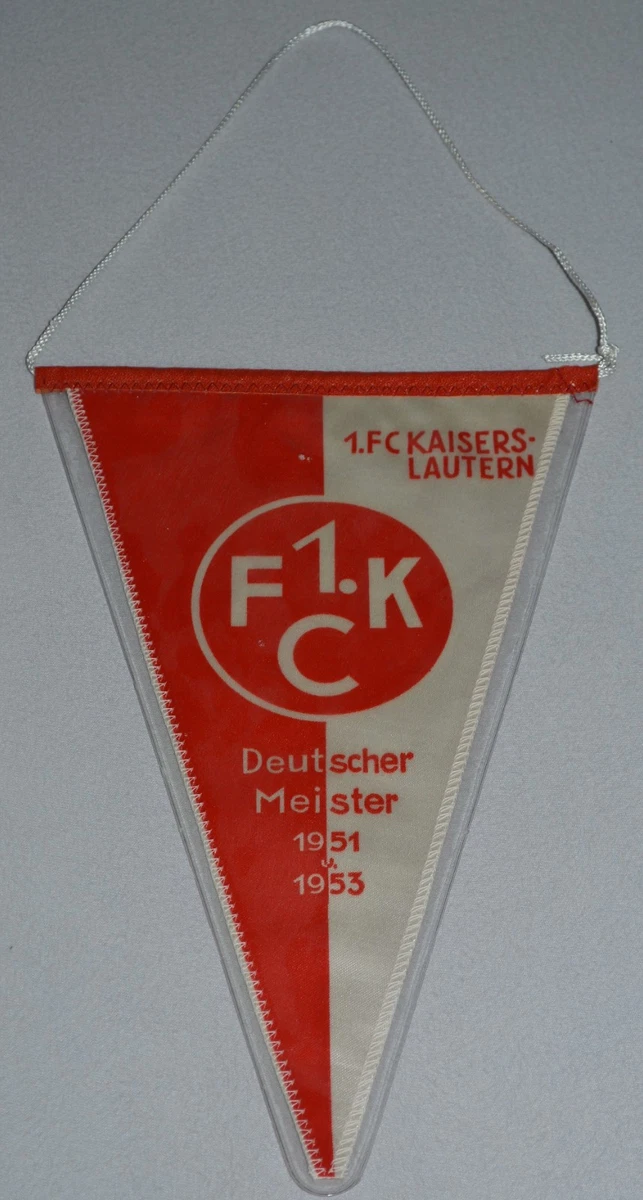 Fanion 1 FC Kaiserslautern - Football - Wimpel - Pennant - Fabriqué En France