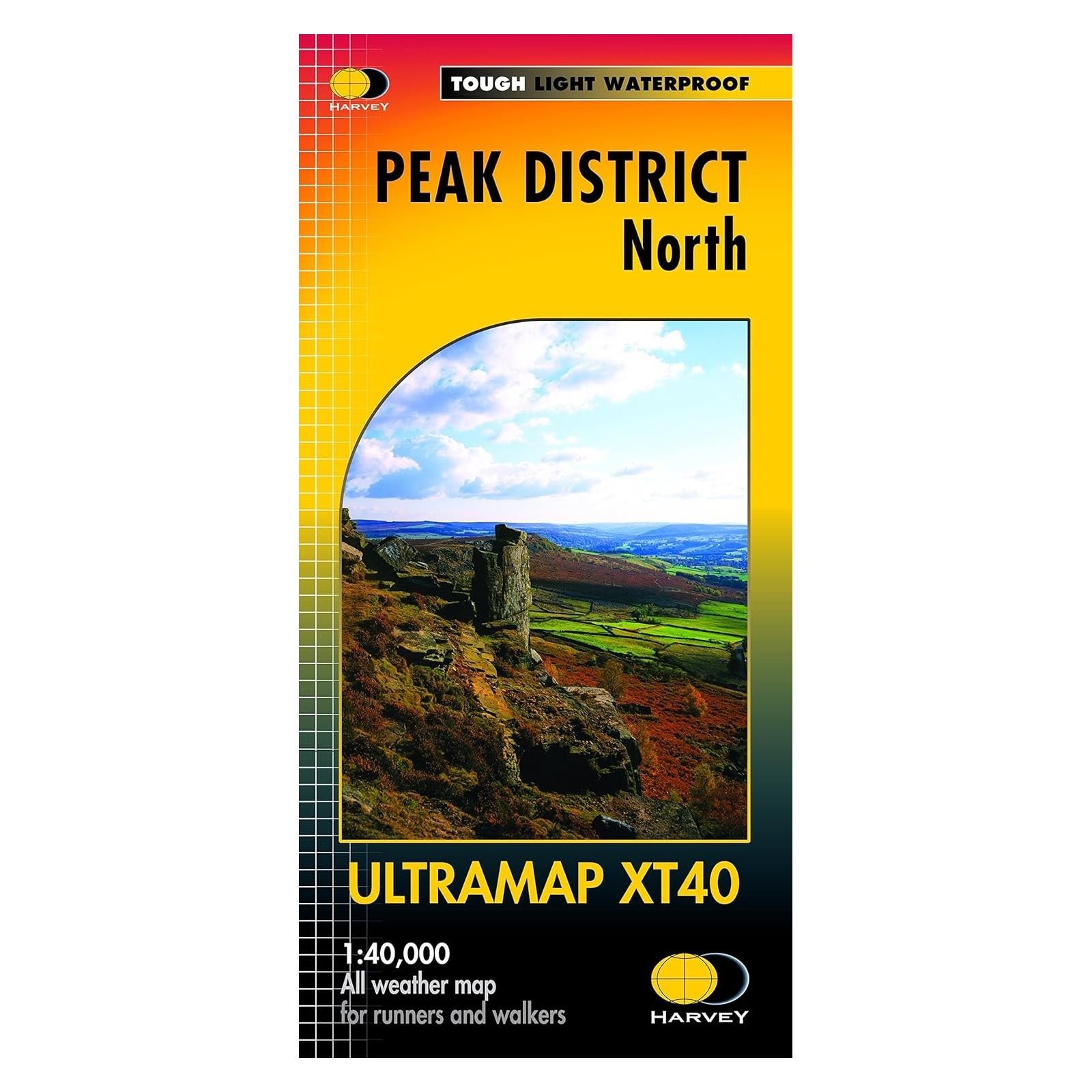 Pocket Size Map Peak District North Mini XT40 Waterproof For Walkers Runners - Image 3
